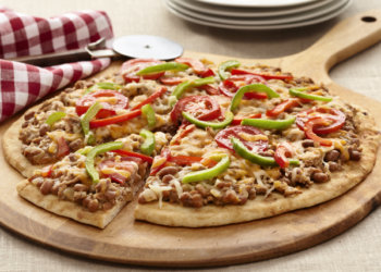 Father’s Day steak and bacon pizza by way of Mama Steph