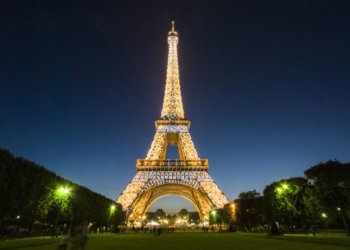 The Blue marked Eiffel Tower’s 130th anniversary