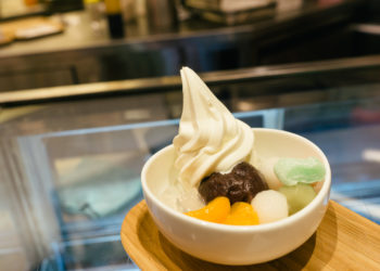 We strive “the excellent milk soft cream” in Tokyo